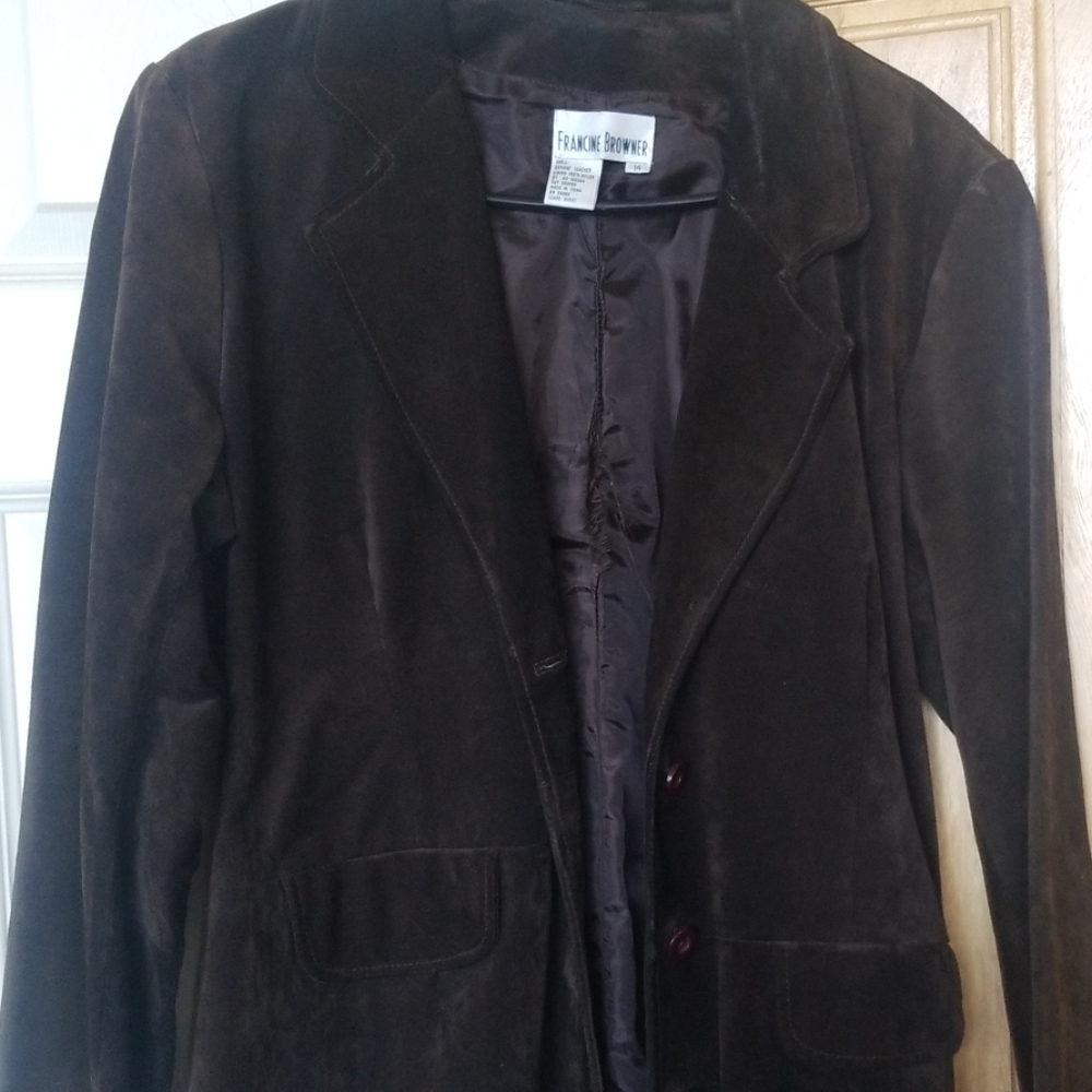 Brown Leather/Suede jacket